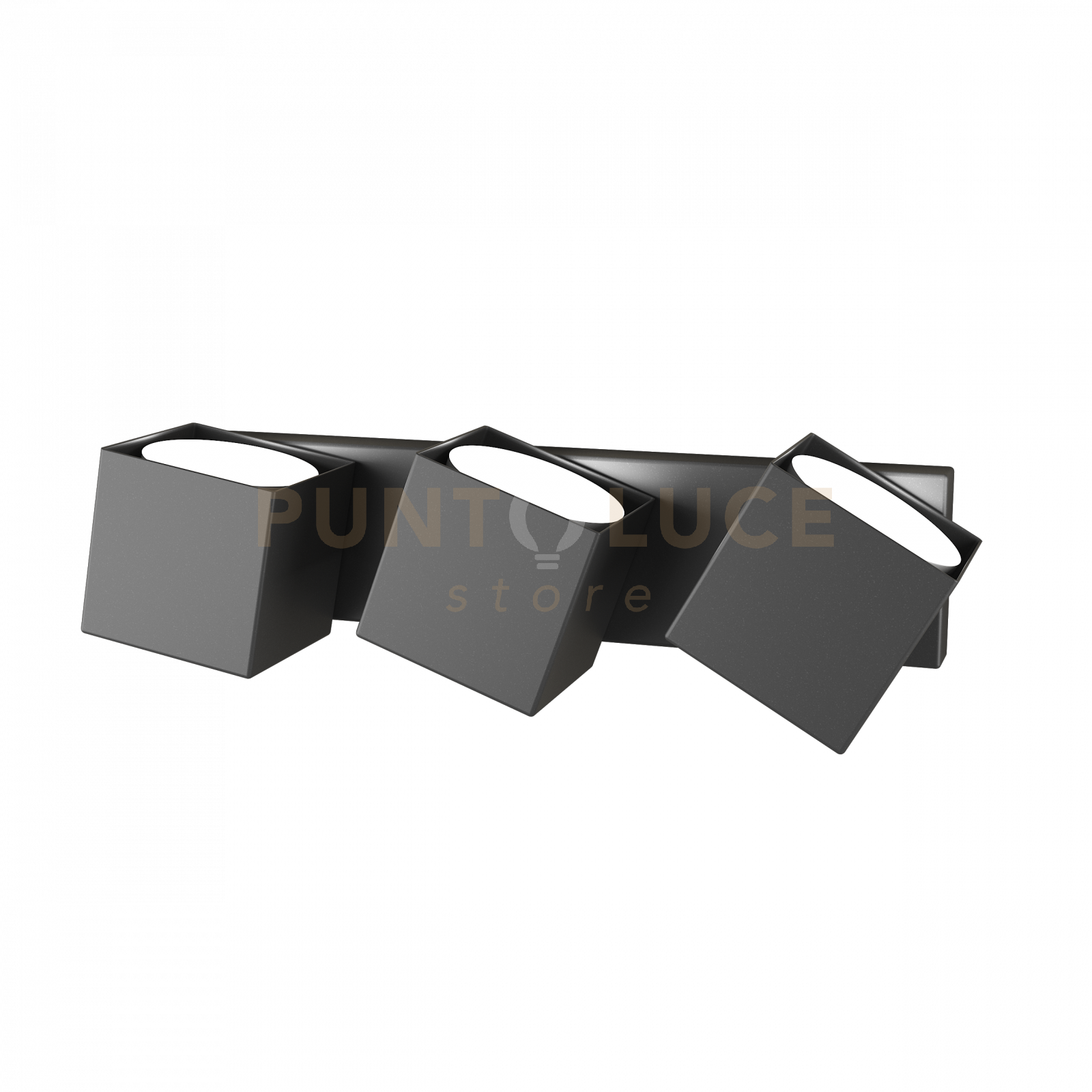 foto del prodotto rotation applique 3 luci grigio antracite 1160 3 ga