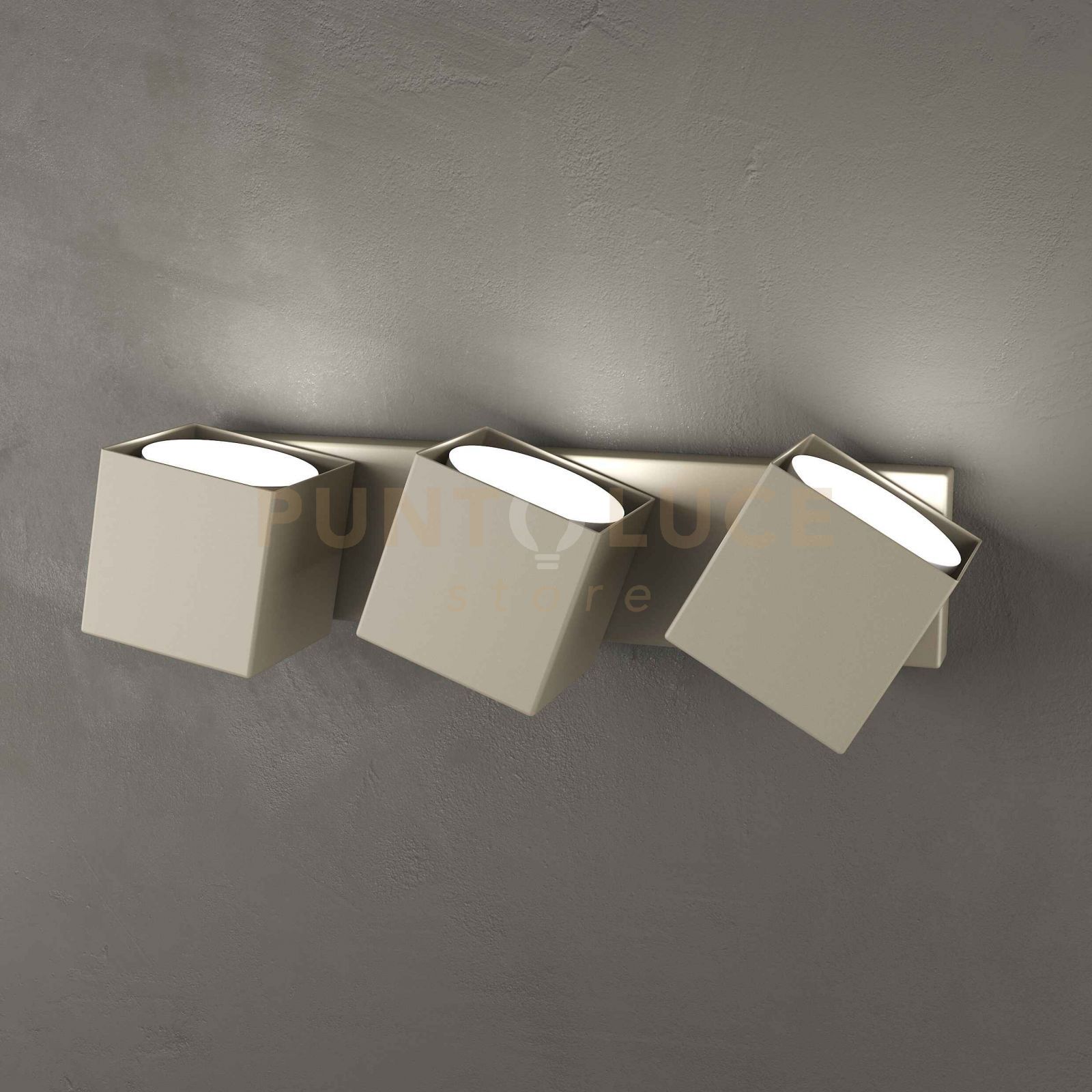 foto del prodotto rotation applique 3 luci sabbia 1160 3 sa