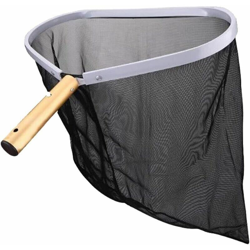 foto del prodotto rotazionale 1 pezzo professionale fondo trawler guadino alluminio rinforzato resistente fine maglia scopa pulizia borsa infrangibile profondo borsa