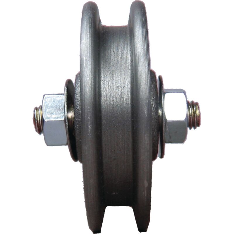 foto del prodotto rotella per cancello scorrevole 75mm sta verniciata 35kg 9/11mm
