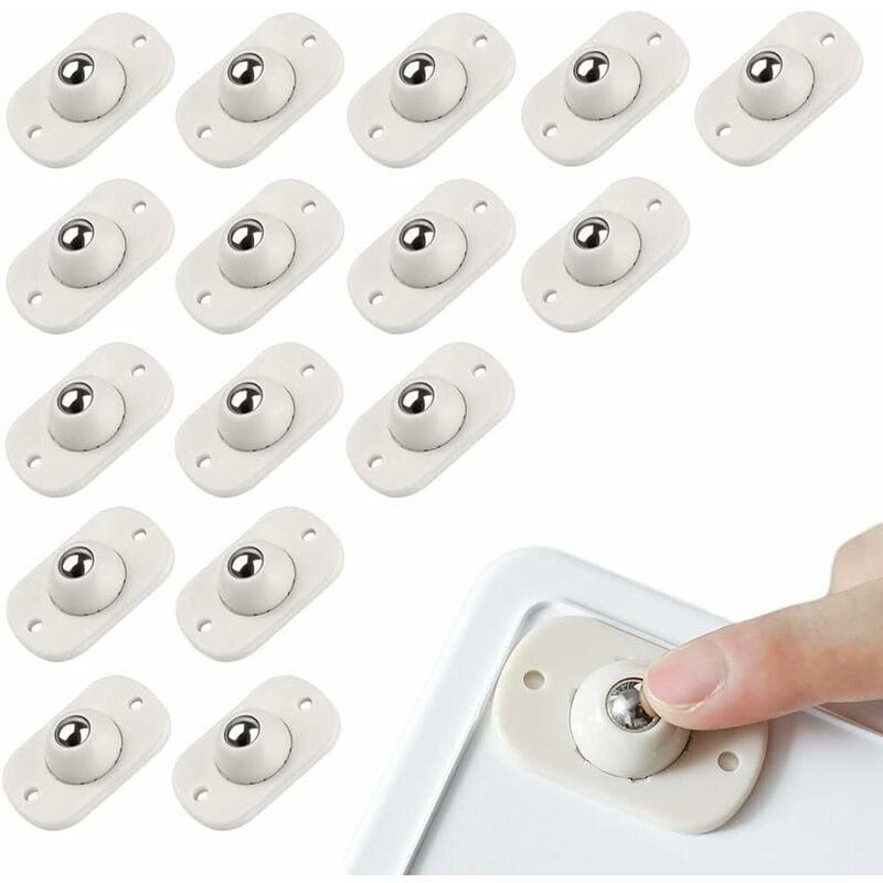foto del prodotto rotella per mobili rotella autoadesiva rotella per piccoli mobili rotella rotante autoadesiva rotella per mobili rotella autoadesiva a 360° rotella per piccoli mobili (【valore】 16 set)