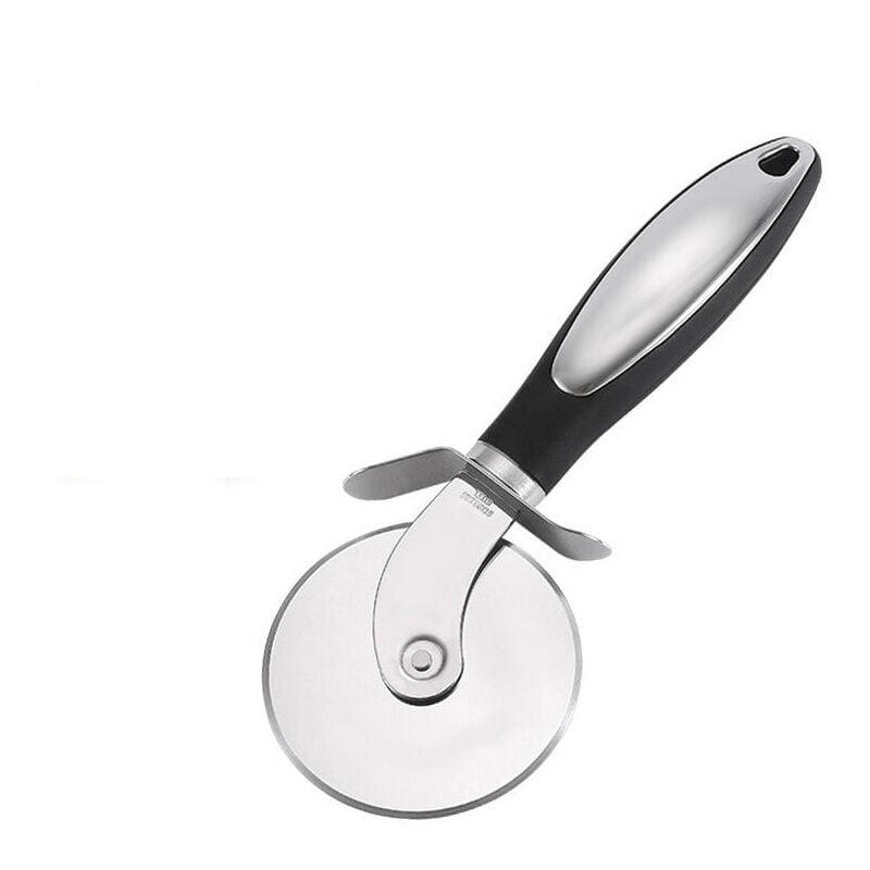 foto del prodotto rotella pizza, tagliapizza tagliapizza in acciaio inox, coltello tagliapizza, tagliapizza, facile pulizia in lavastoviglie, manico ergonomico in