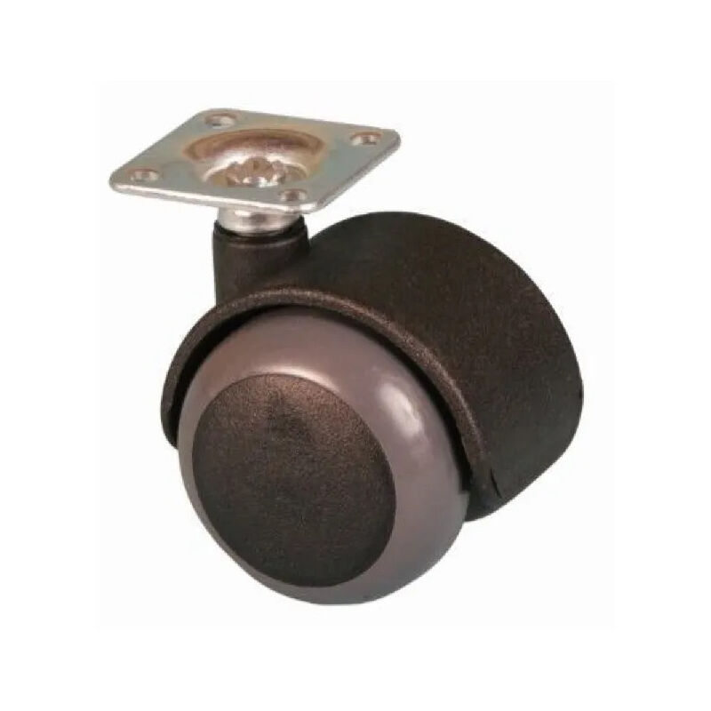 foto del prodotto rotella twiny d.40 mm, piastra girevole 38x38 mm, altezza 49 mm