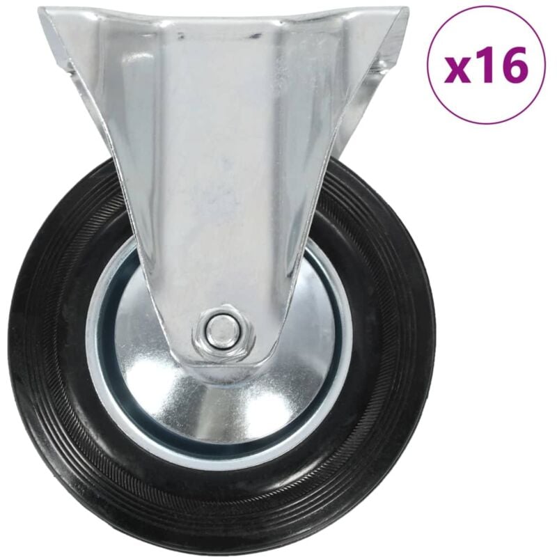 foto del prodotto rotelle fisse 16 pz 160 mm vidaxl