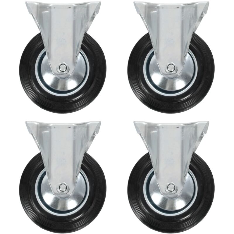 foto del prodotto rotelle fisse 4 pz 160 mm vidaxl