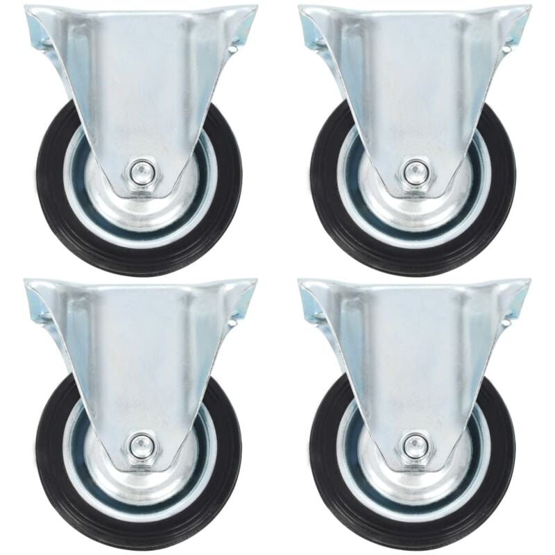 foto del prodotto rotelle fisse 4 pz 75 mm vidaxl