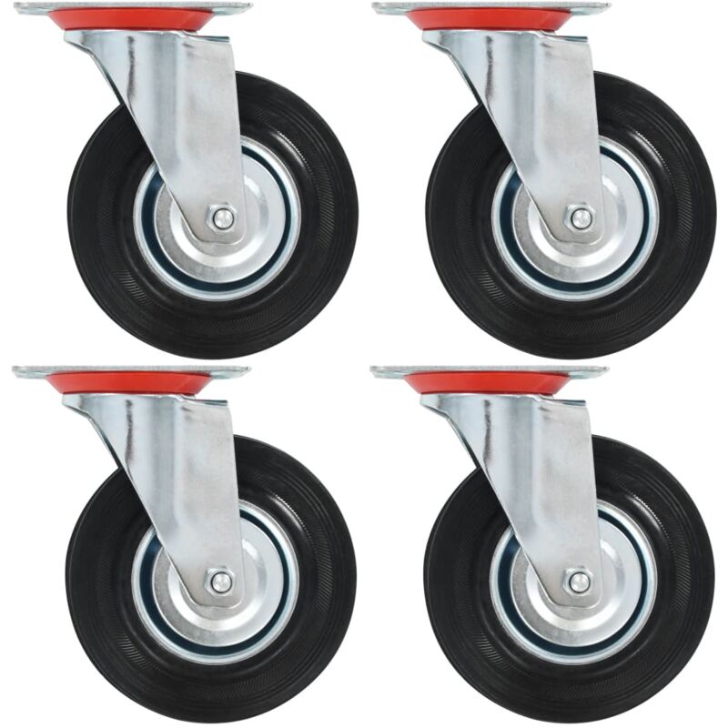foto del prodotto rotelle girevoli 4 pz 125 mm vidaxl