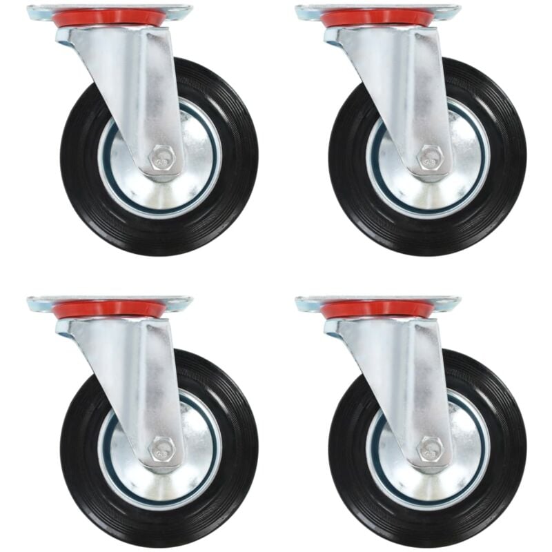 foto del prodotto rotelle girevoli 4 pz 160 mm vidaxl