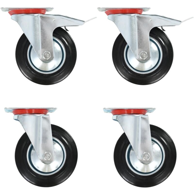 foto del prodotto rotelle girevoli 4 pz 160 mm vidaxl