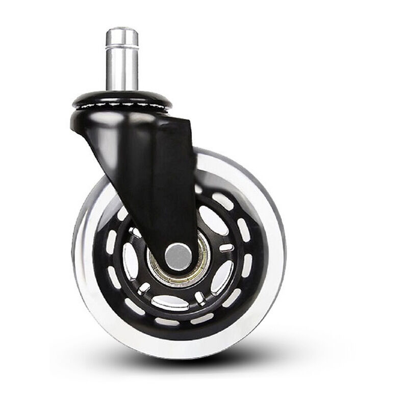 foto del prodotto rotelle per sedia da ufficio, 11x22 mm, rotelle per sedia da ufficio, scorrimento fluido e silenzioso, rotazione a 360 , proteggono il pavimento,