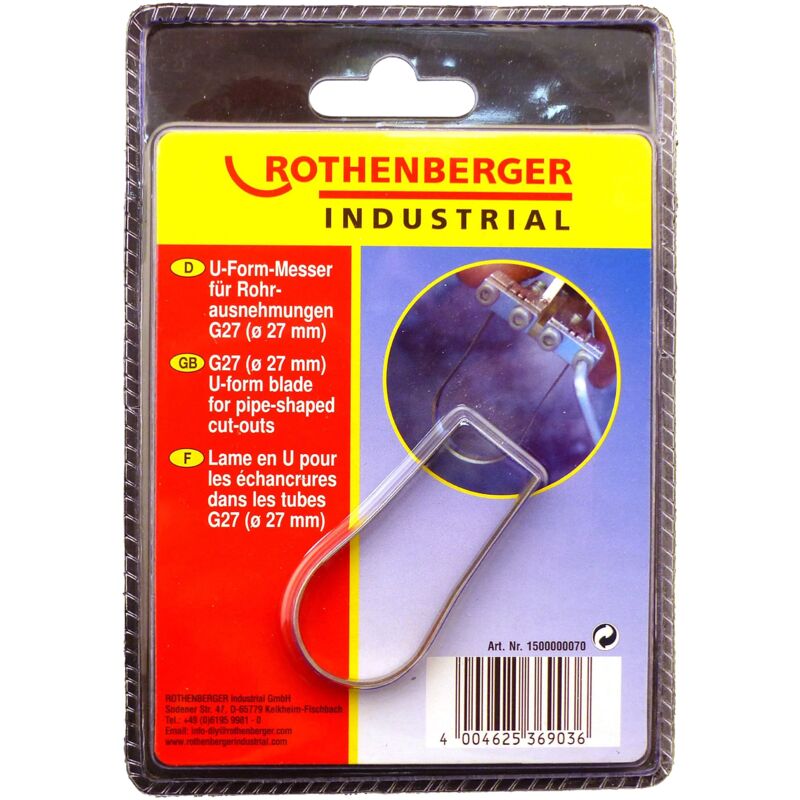 foto del prodotto rothenberger industrial 1500000070 schneidemesser f r rohre bis durchmesser 27mm, 1500000062