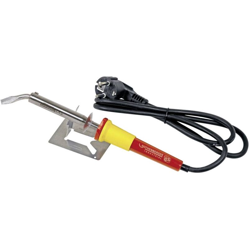foto del prodotto rothenberger industrial 35959 kit saldatore 230 v 100 w smussato 45 , forma piatta, punta di saldatura nichelata, forma