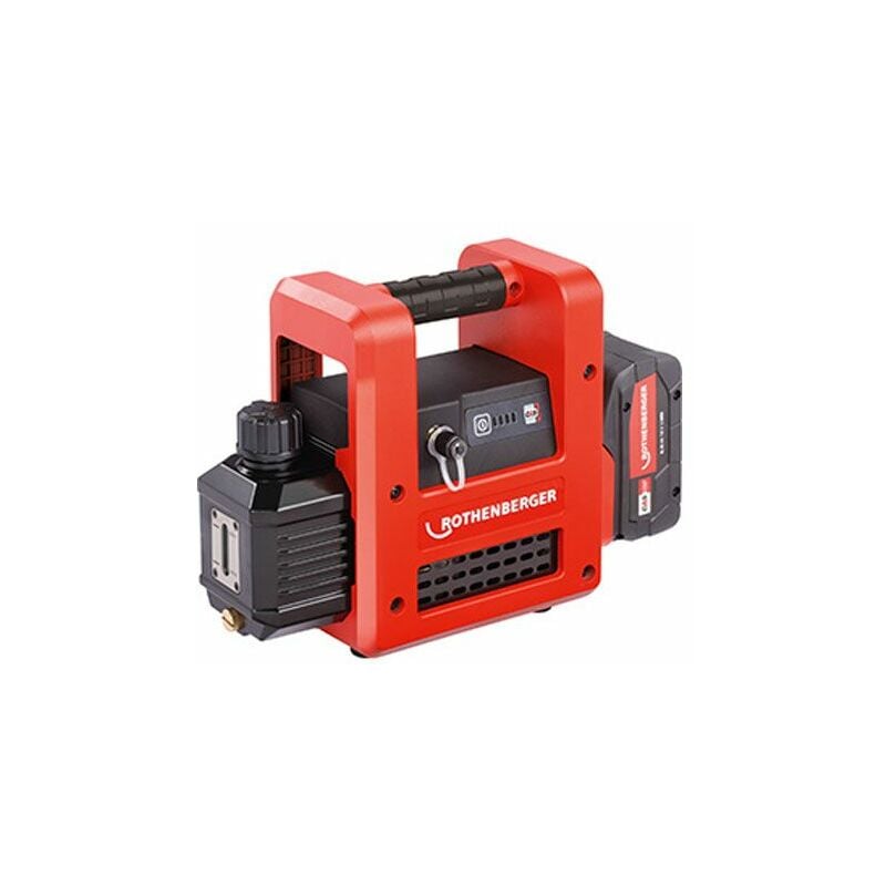 foto del prodotto rothenberger pompa per vuoto a batteria roairvac r32 5.0cl con cestino in omaggio 1000003233
