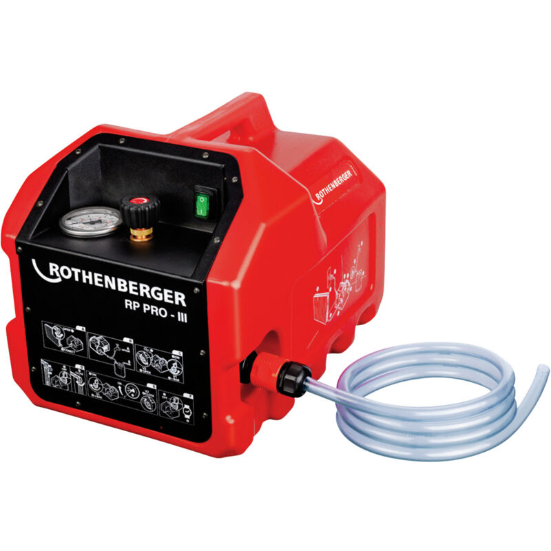 foto del prodotto rothenberger pompa provaimpianti elettrica autoadescante 0 40 bar rp pro iii 61185