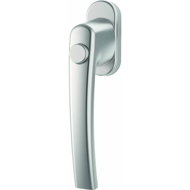 foto del prodotto roto - maniglia line con pulsante senza logo, argento naturale, lunghezza perno 37 mm