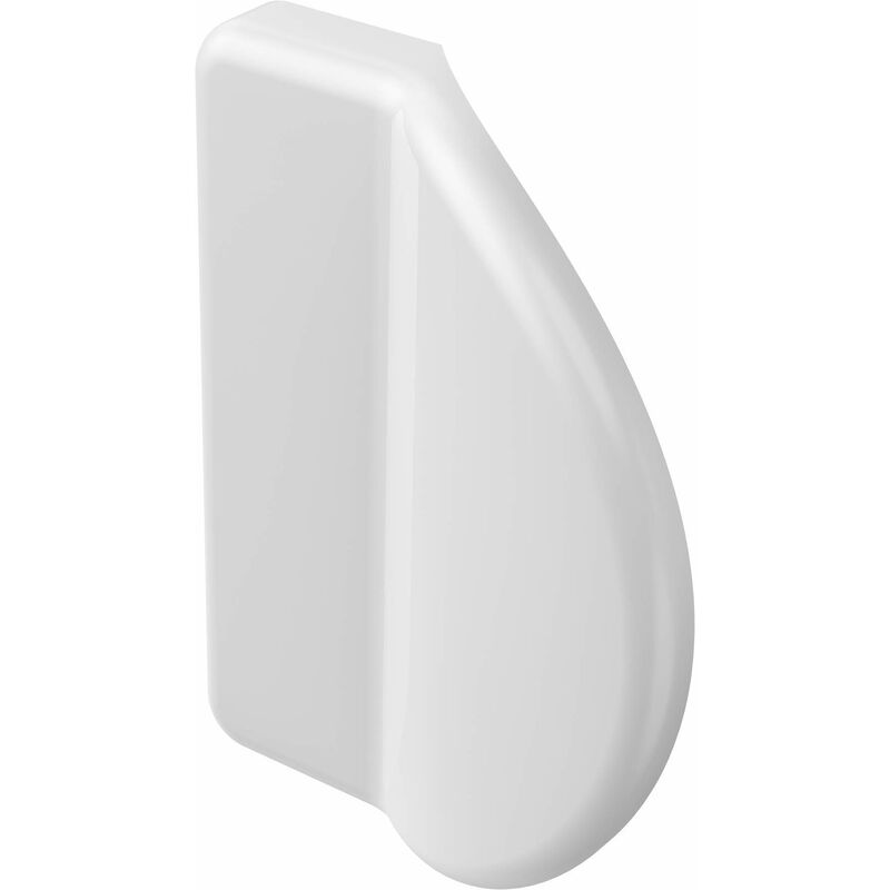 foto del prodotto roto maniglia line per portafinestra balcone esterna pvc, colore bianco traffico