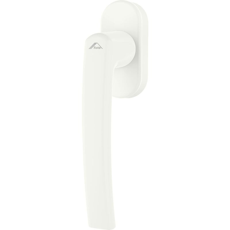 foto del prodotto roto maniglia line secustik senza logo, bianco traffico, lunghezza perno 32 mm