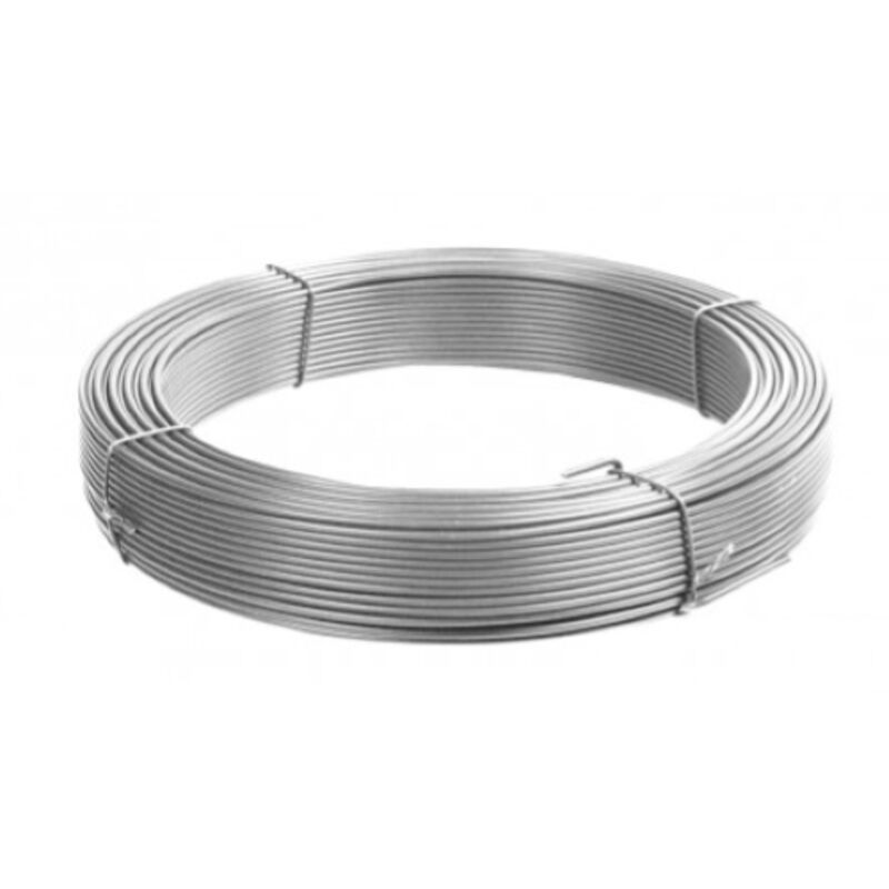 foto del prodotto rotolo 1 kg filo di ferro acciaio zincato spessore 2,7 mm misura n16 cavatorta