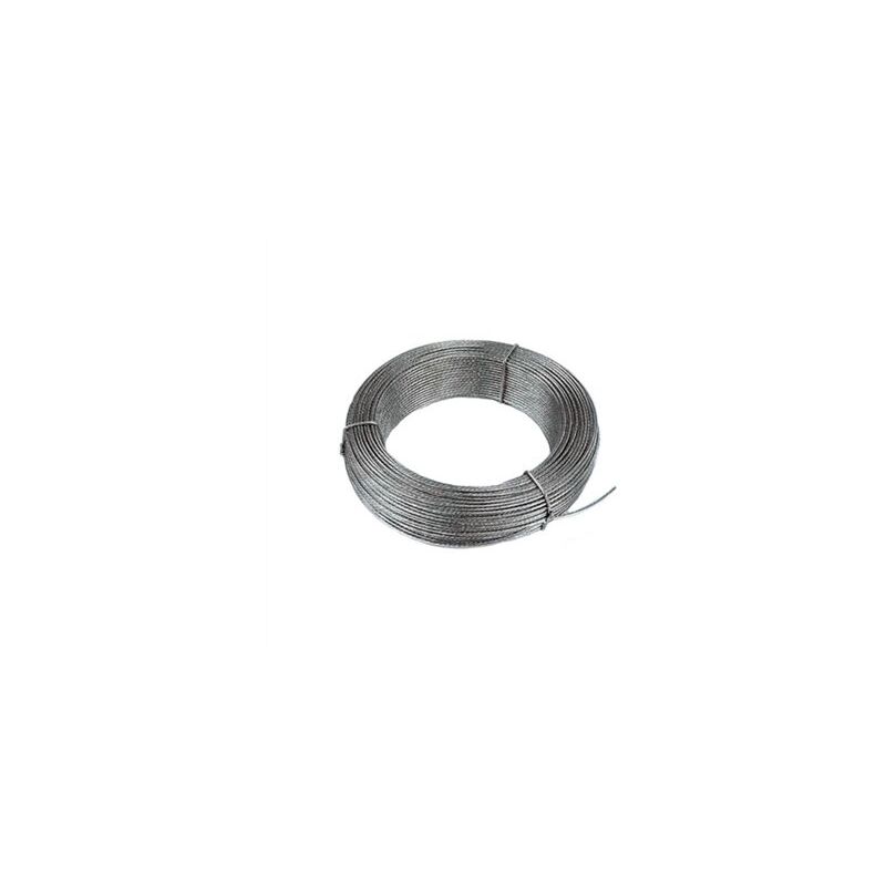 foto del prodotto rotolo 100mt cavo acciaio 2mm 6x7 1 cr