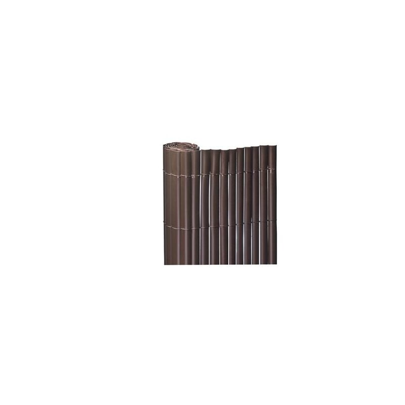 foto del prodotto rotolo 1x3mt pvc marrone canna mezzo tondo nortene