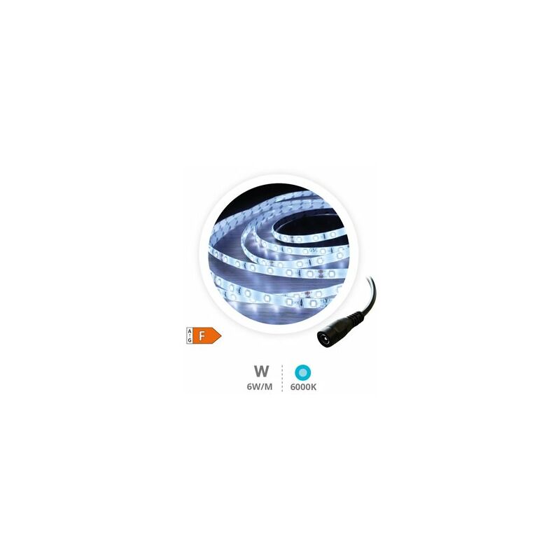 foto del prodotto rotolo 5m striscia led 6w 6000k 6500k ip44 24v
