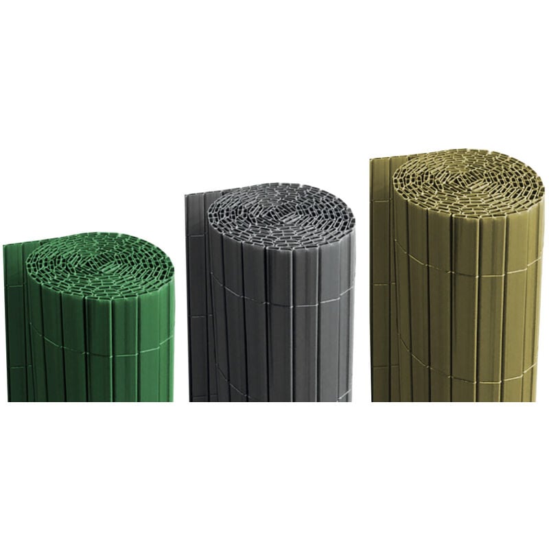 foto del prodotto rotolo arella pvc rete recinzione listelle frangivista da esterno, misura100x300coloregreen