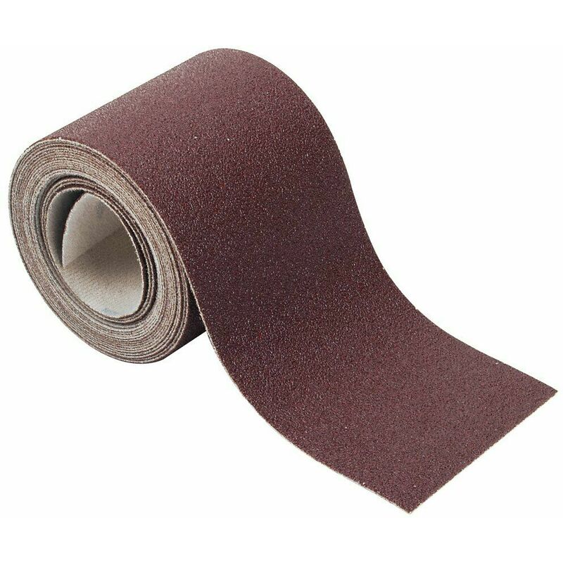 foto del prodotto rotolo carta abrasiva vetrata velcrato 4 mt grana 60 80 120 180 wolfcraft grana 180