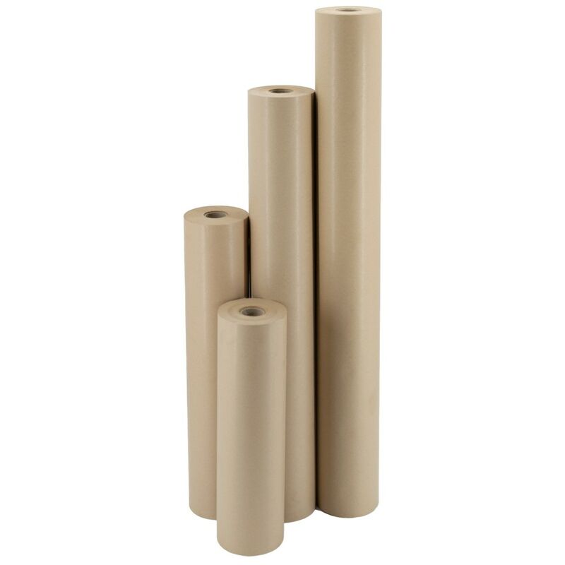 foto del prodotto rotolo cartone ondulato pacchi per imballaggio - ideale per mascheratura e protezione - avana - 100 cm x 20 mt - imballaggi 2000