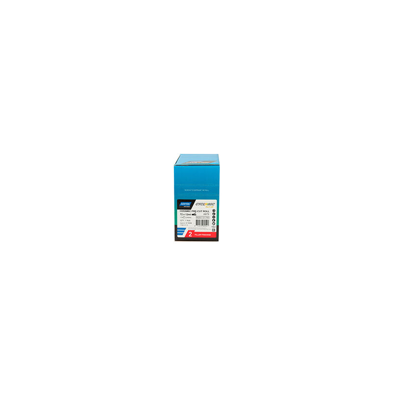foto del prodotto rotolo cyclonic a975 rosso 72 mm x 12 mt pezzi 1 norton