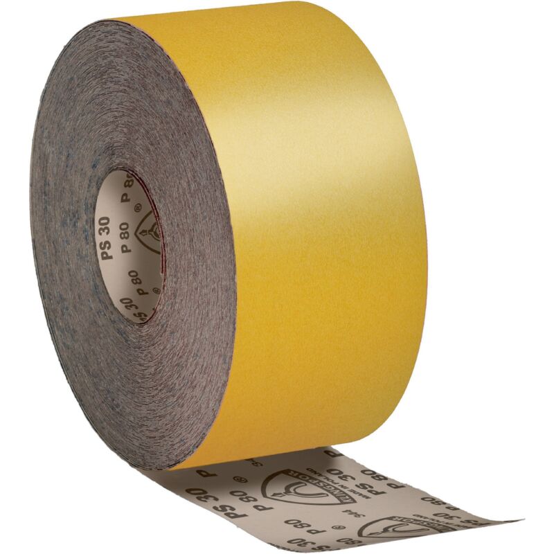 foto del prodotto rotolo di carta abrasiva ps 30 d 115mm k.240 f.vernice lacca superficie corindone klingspor