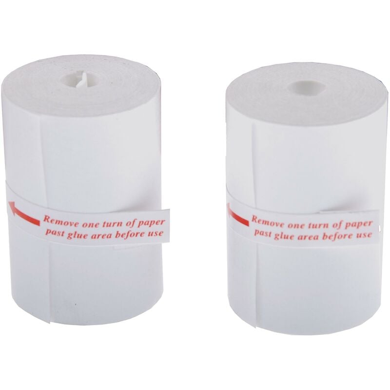 foto del prodotto rotolo di carta di ricambio per stampante 2 pz.