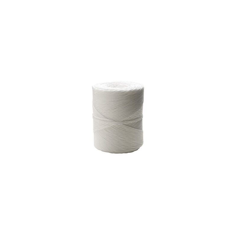 foto del prodotto rotolo di corda rafia bianca 1 filo 220gr