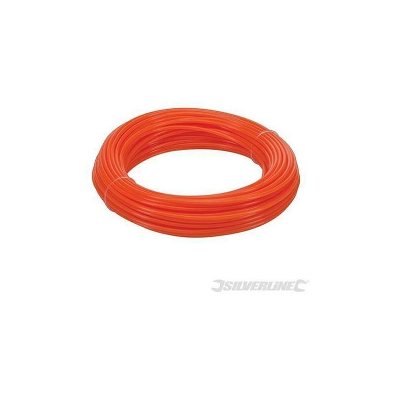 foto del prodotto rotolo di filo per decespugliatore 1,3 1,65 mm x 15 m silverline 1,3 mm x 15 m