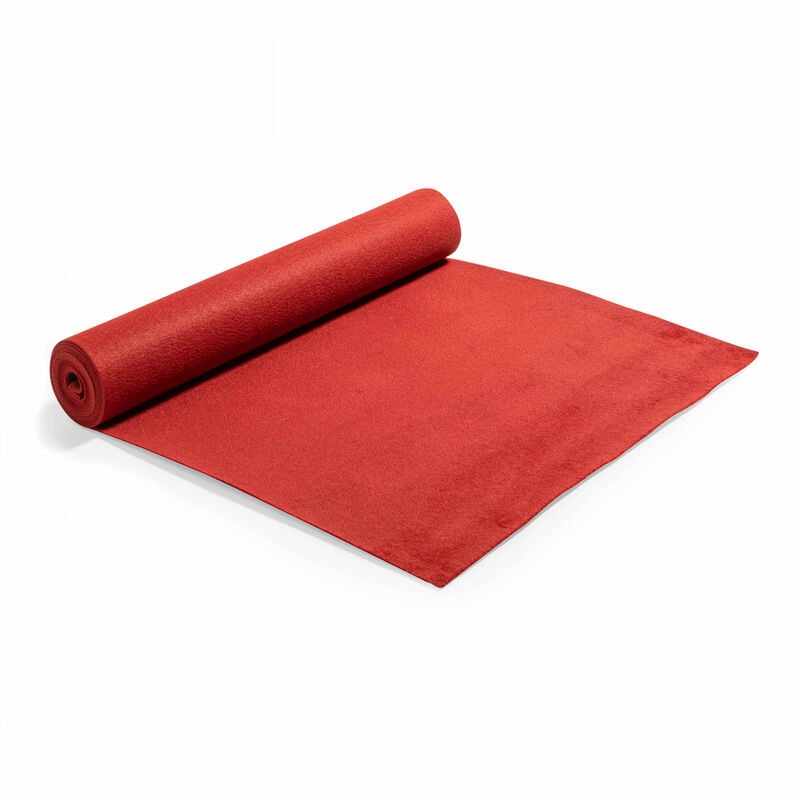 foto del prodotto rotolo di moquette 100 x 500 cm rosso