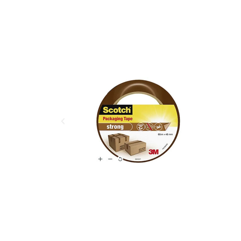 foto del prodotto rotolo di nastro adesivo de packaging general use brown 48mm x 66m 4501b6648 scoth 7100303339
