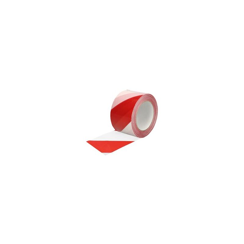 foto del prodotto rotolo di nastro segnalazione in ldpe rosso bianco da 70 mm. x 200 metri pi 