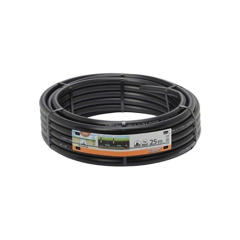 foto del prodotto rotolo di tubo in pe pfa6 25 mm. per raccordi a compressione 25 mt. 90380 claber