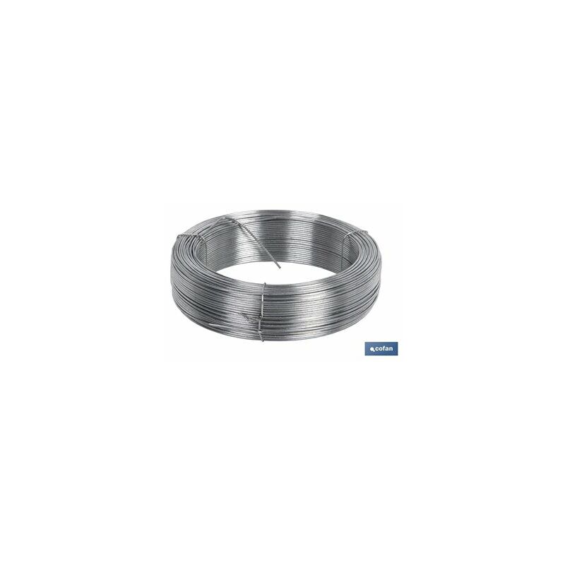 foto del prodotto rotolo filo zincato 1 kg 2,2mm nr. 14