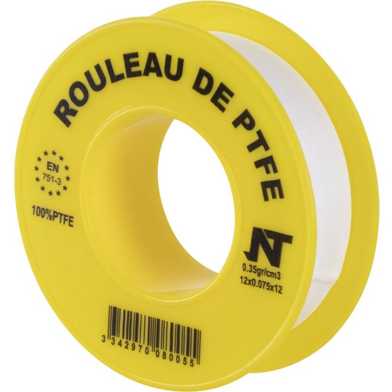 foto del prodotto rotolo in teflon, lunghezza 12 m, larghezza 12 mm noyon thiebault