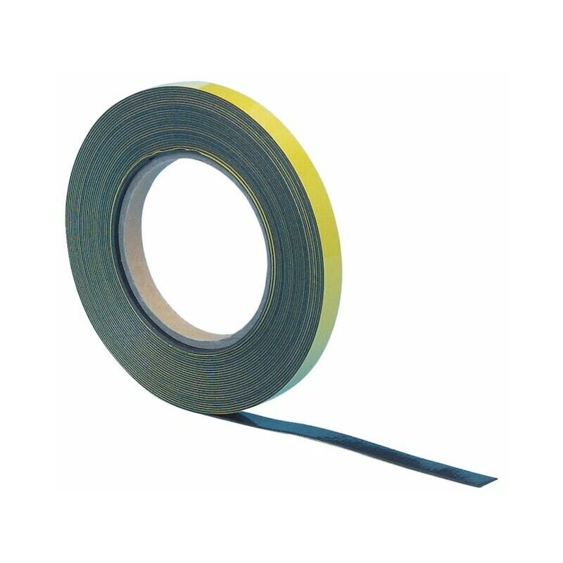foto del prodotto rotolo nastro biadesivo per modanature nero corcos 6mm x 10 mt auto 923a