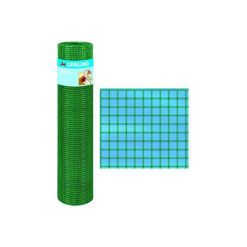 foto del prodotto rotolo rete elettrosaldata zincata e plastificata 5 metri maglia 12,7x12,7 mm altezza 0,6 m