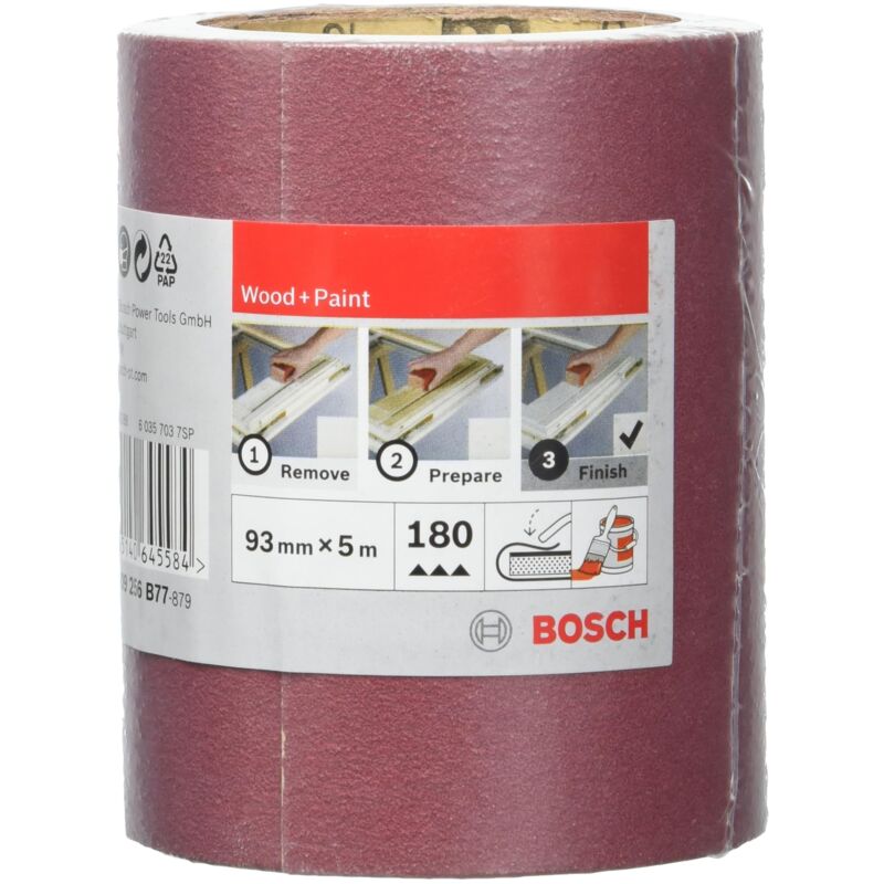foto del prodotto rotolo rosso 93 mmx5 m k180, 2609256b77 bosch