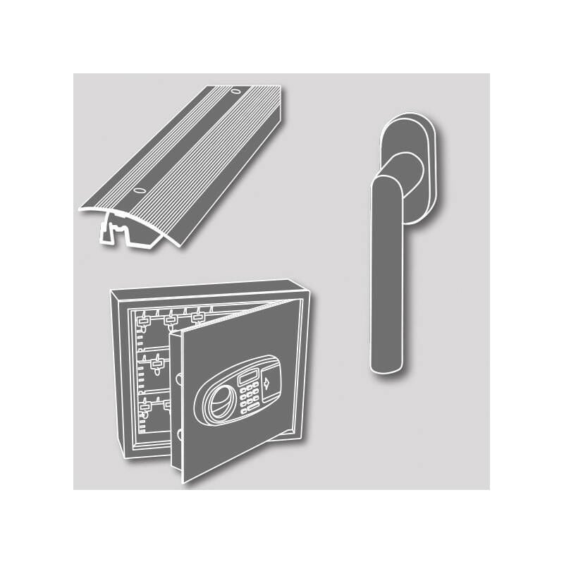 foto del prodotto rottner set di cassette postali jubilanti in acciaio inossidabile
