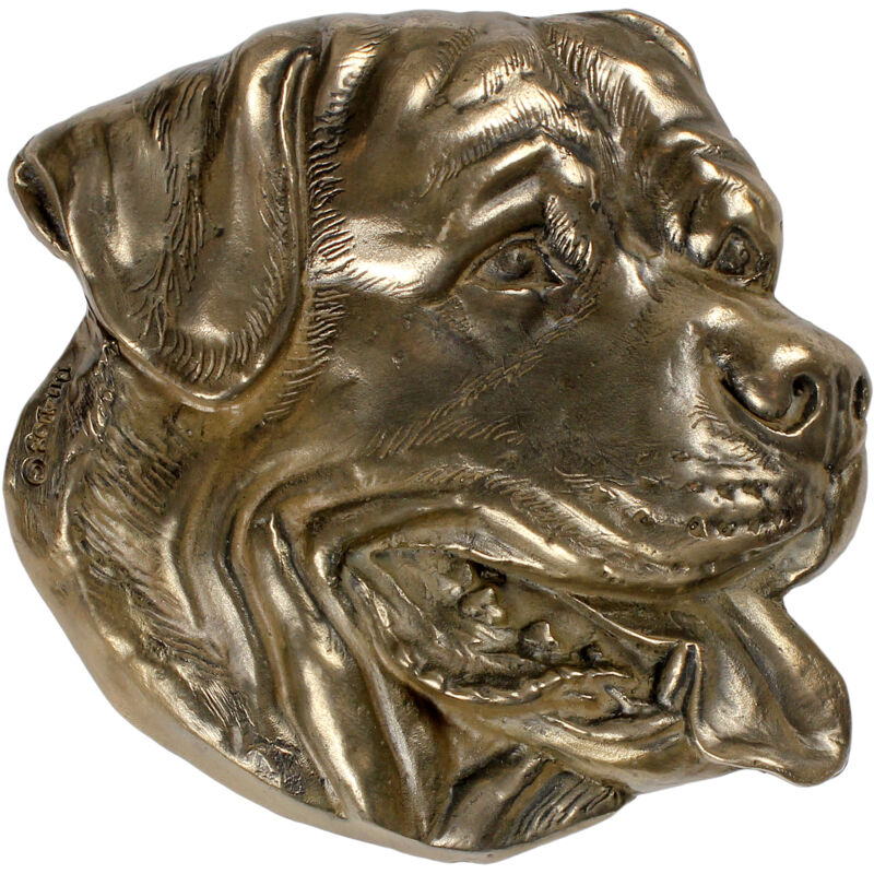 foto del prodotto rottweiler una targa commemorativa con un cane, un ringraziamento personalizzato, un premio, un diploma con dedica del marchio art dog