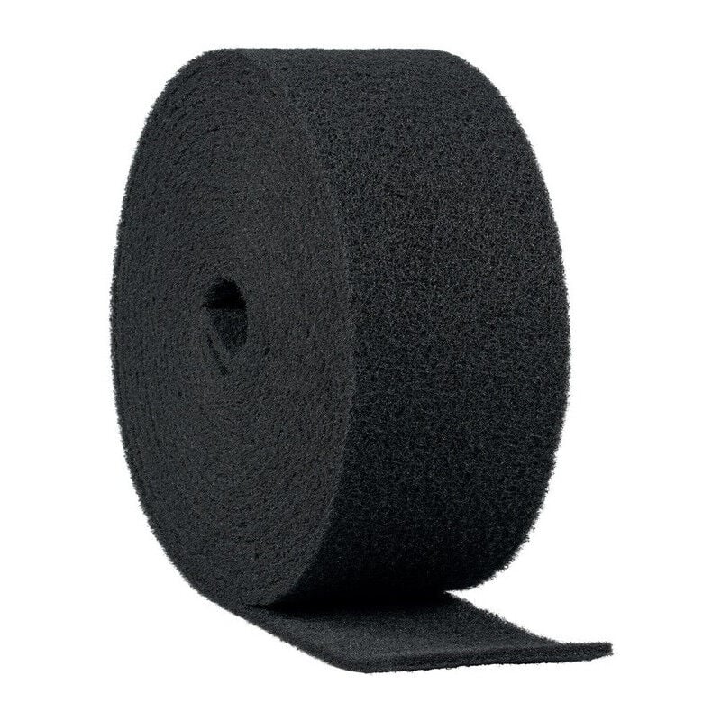 foto del prodotto rouleau de non tiss abrasif nro 500 l.10m lar.100mm moyen noir klingspor