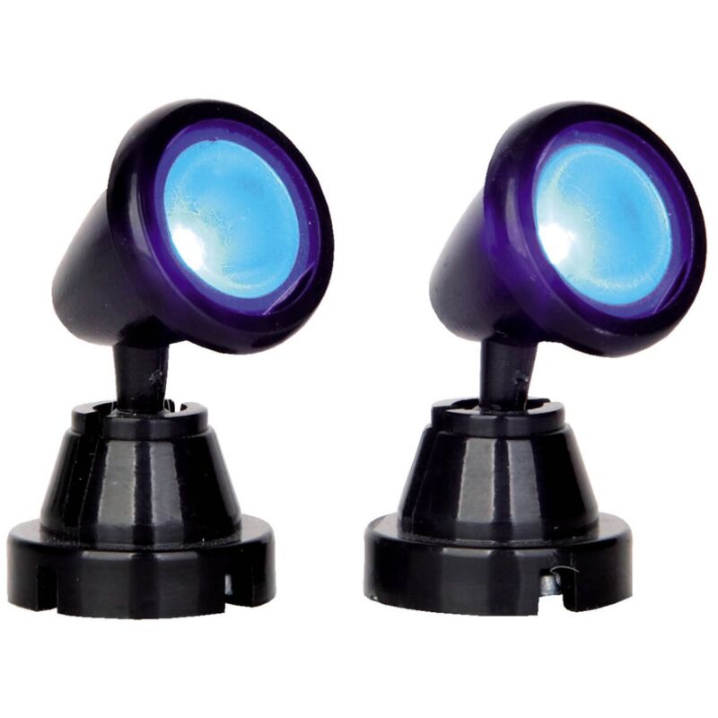 foto del prodotto round spot light blue set of 2 b o 4.5v cod. 54945