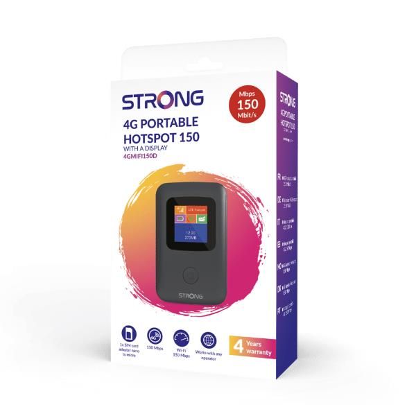 foto del prodotto router 4g wifi 150 con display