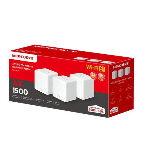 foto del prodotto router mercusys wifi mesh ax1500 gig x3