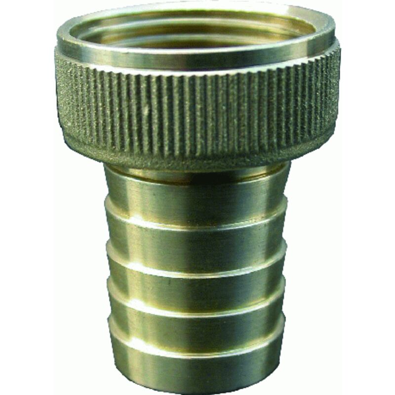 foto del prodotto rover pompe raccordo portagomma in ottone 20 modello dritto. per elettropompa travaso.