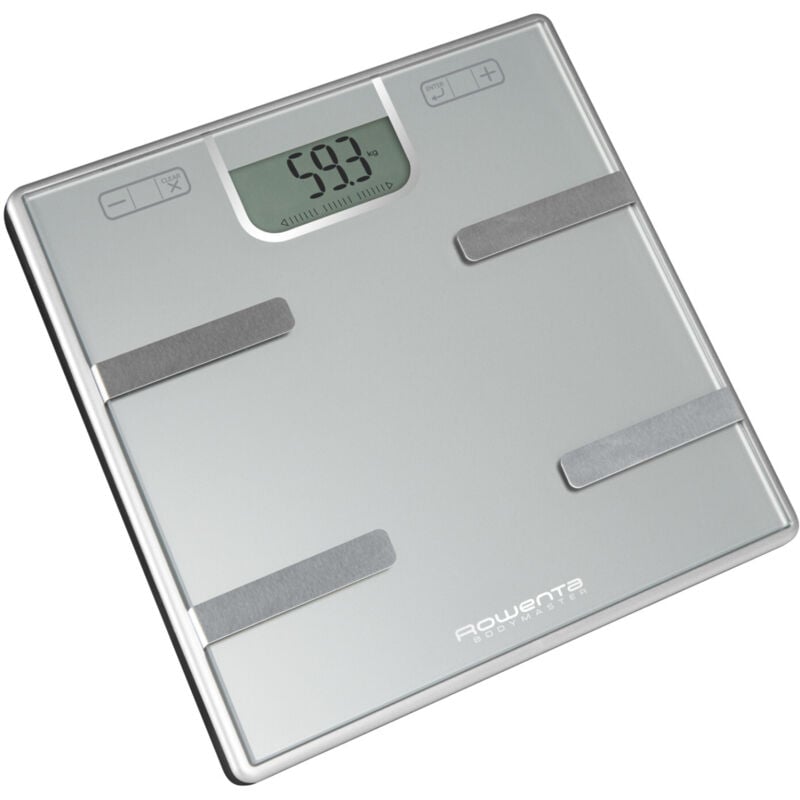 foto del prodotto rowenta br6010 rettangolo argento bilancia pesapersone elettronica